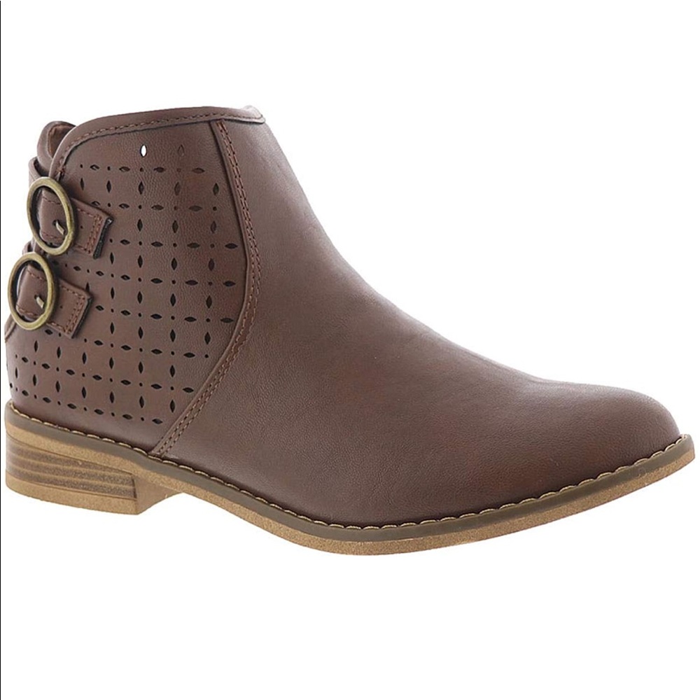 Rocket Dog Mindi Ankle Booties Brown Size 9